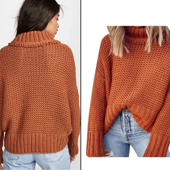 Free People Rust My Only Sunshine Sweater - Picture 3 of 6